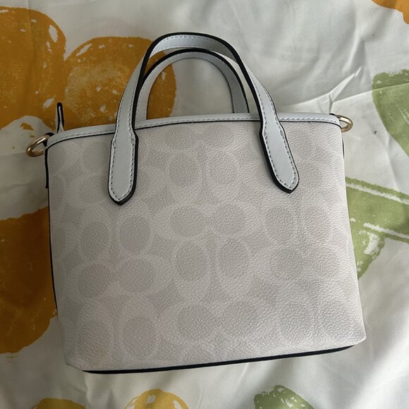 Coach White Mini City Bag - Picture 5 of 6